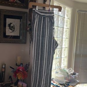 Linen Boho-Style pants - Size Large